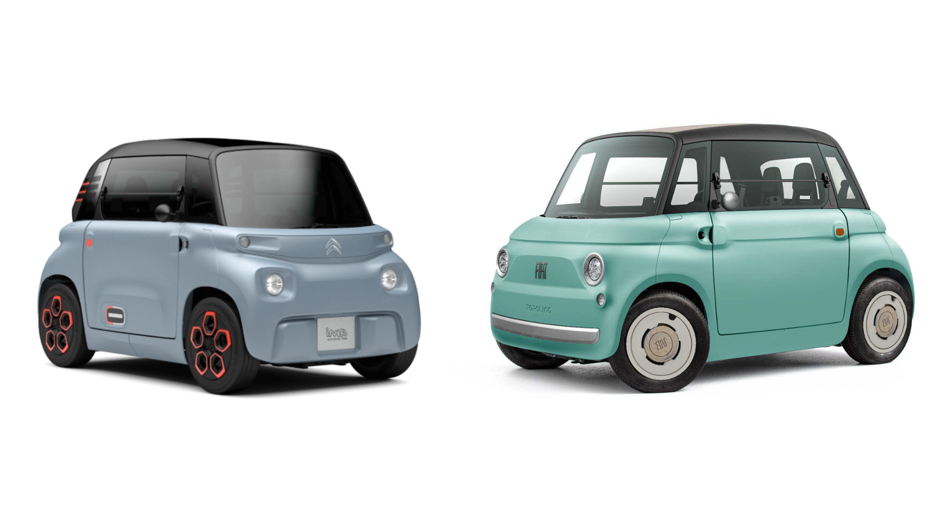 Comparaison Fiat Topolino et Citroën Ami