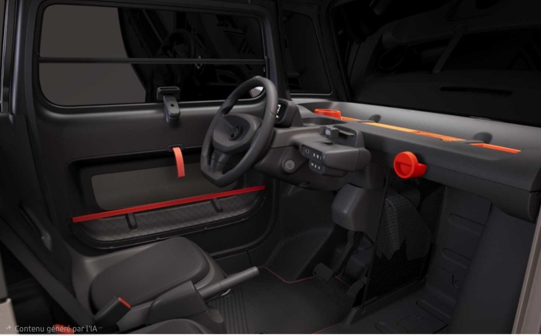Intérieur de la Citroën AMI Spicy — Unloc' Toulouse